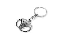 Daewoo Metal keychain with Daewoo logo photo 2