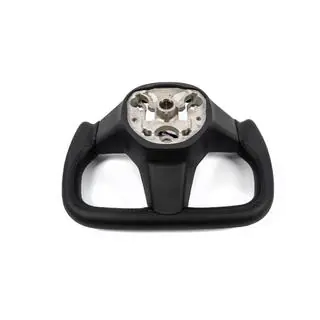 Steering Wheel Pilot Style (Leatherette, Carbon, with Heating) Tesla Model Y 2020- photo 4