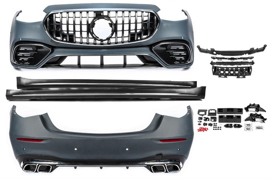 Mercedes S-class W223 2020- AMG S63 Body Kit with Side Skirts Image