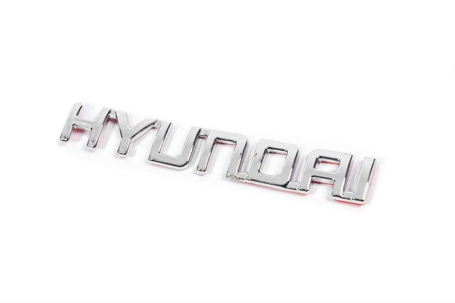 Hyundai emblem badge (13.5cm x 2.0cm) Image