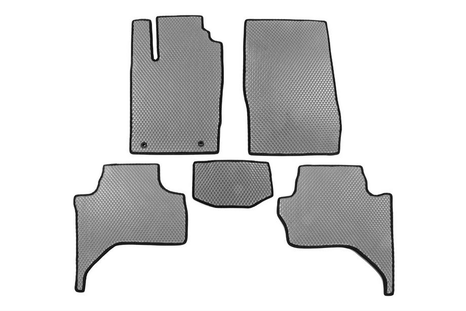 Mitsubishi L200 2015-2024 EVA Floor Mats (Long base, grey) Image
