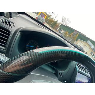 Complete anatomical steering wheel (carbon) Ford Explorer 2019- photo 3