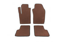 Fiat 500/500L 2013-2022 EVA Floor Mats (for 500, Brown) photo 1