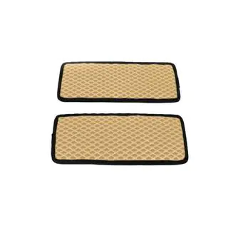 Polyurethane Door Sill Mats (2 pcs, EVA, Beige) Peugeot Boxer 2006-2025 photo 1