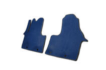 Renault Trafic 2015- Floor Mats (2 pcs, EVA, Blue) photo 2