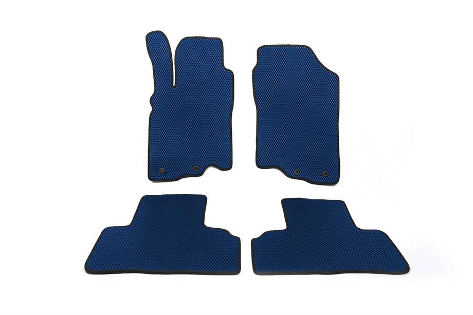 Honda Insight II 2009-2014 EVA Floor Mats (Blue) Image