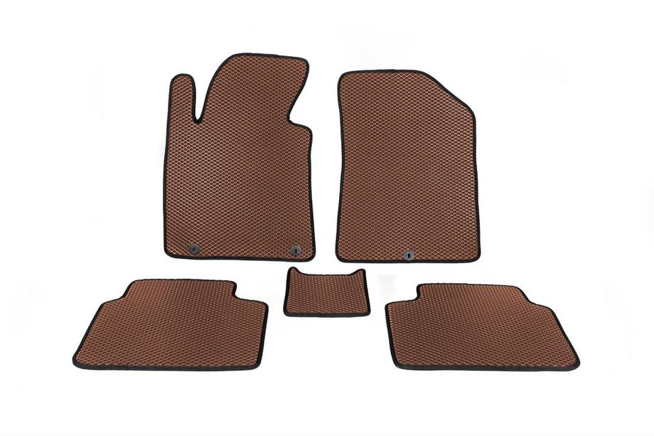 Hyundai I-30 2012-2017 EVA Floor Mats (Brown) Photo 1