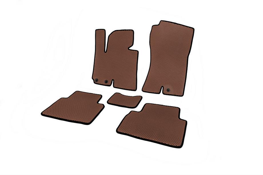 Hyundai IX-35 2010-2015 EVA Floor Mats (Brown) Photo 2