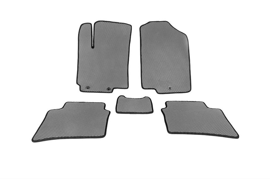 Hyundai Accent 2011-2017 EVA Floor Mats (Gray) Image