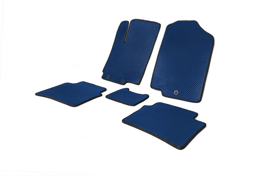 Hyundai Accent 2011-2017 EVA Floor Mats (Blue) Photo 2