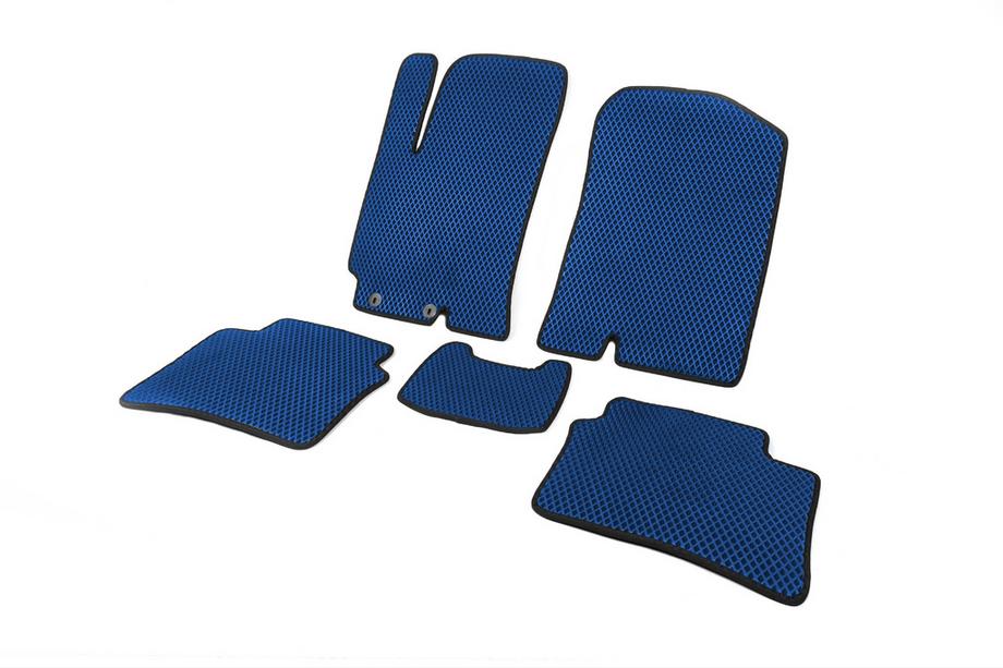Hyundai Accent 2017-2023 EVA Floor Mats (Blue) Photo 2