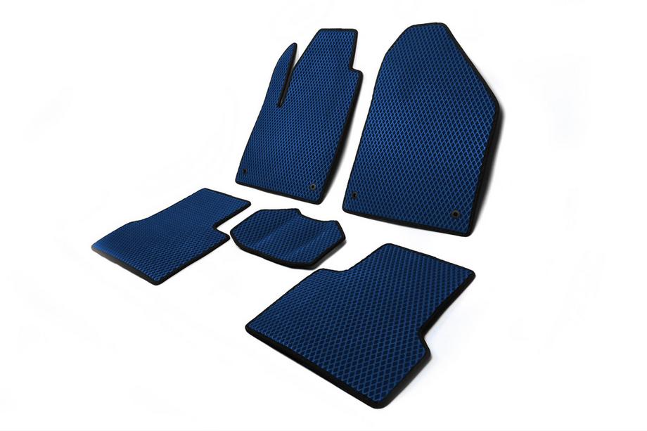 Jeep Cherokee KL 2013- EVA Floor Mats (Blue) Photo 2