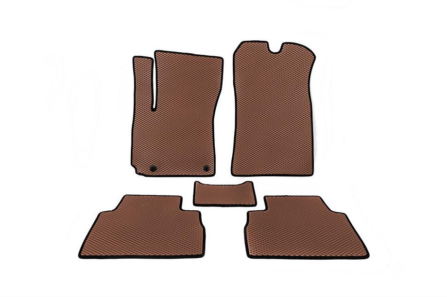 Kia Rio 2017- EVA Floor Mats (Brown) Image