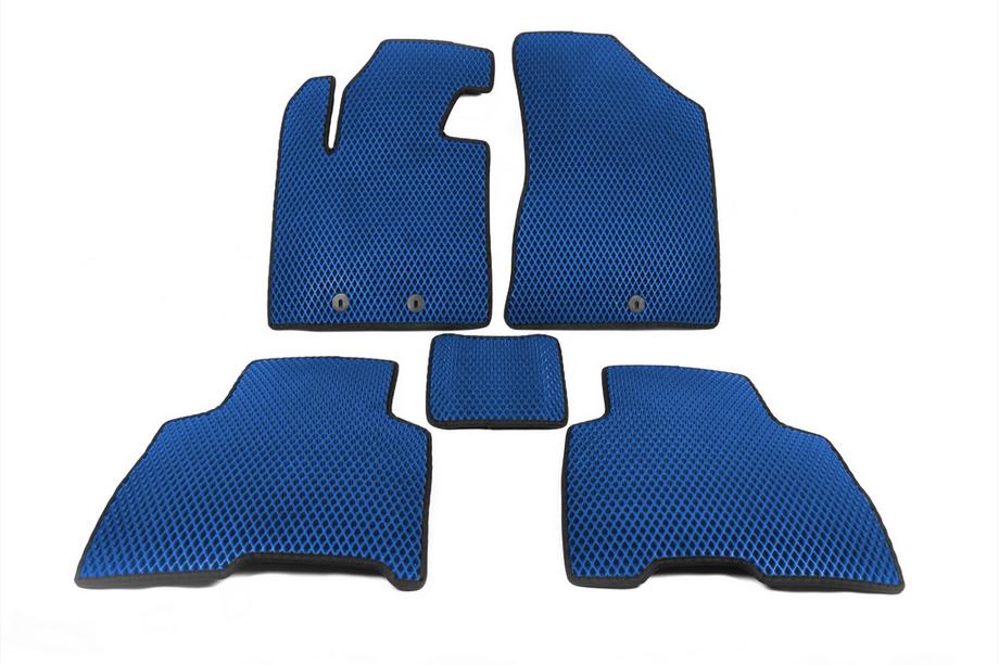 Kia Sorento II XM 2009-2014 Floor Mats 2012-2014 (EVA, Blue) Image