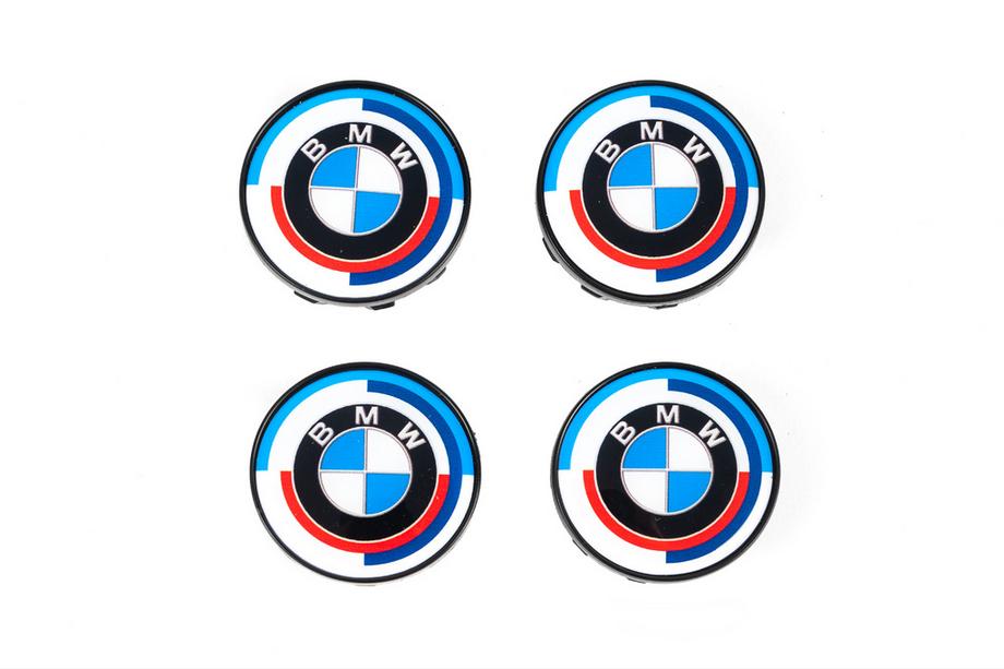 BMW Wheel Center Caps 55/53mm V-New (4 pcs) Photo 2