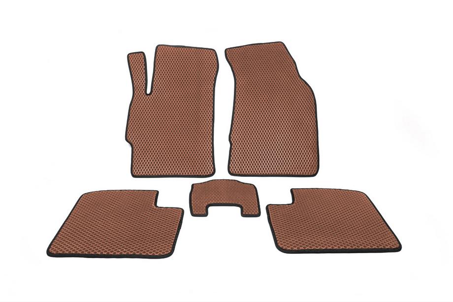 Kia Spectra 2000-2011 EVA Floor Mats (2004-2009, Brown) Image