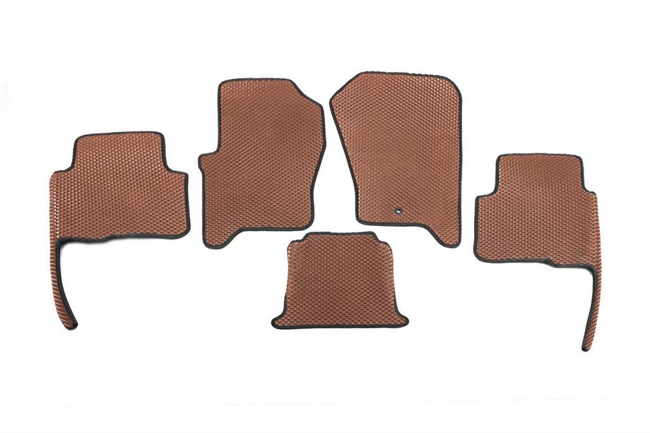 Land Rover Discovery IV 2009-2017 EVA Floor Mats V1 (Brown) Photo 1