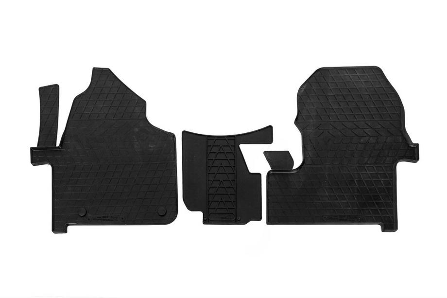 Mercedes Sprinter W907/W910 2018- Rubber Floor Mats (3 pcs, Stingray Premium) 1+2 Photo 1