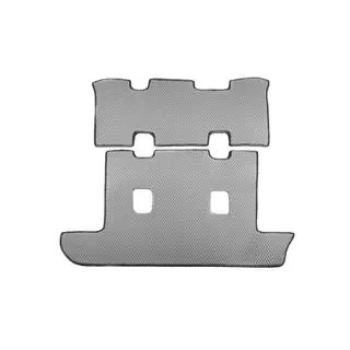 Trunk Mat 2 pcs Grey (EVA, 7-Seater) Lexus LX470 1998-2007 photo 2