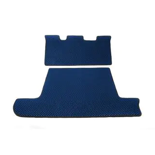 Trunk Mat 2 pcs Blue (EVA, 7 seats) Lexus LX470 1998-2007 photo 1