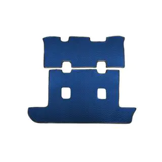 Trunk Mat 2 pcs Blue (EVA, 7 seats) Lexus LX470 1998-2007 photo 2