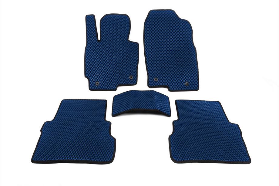 Mazda CX-5 2012-2017 EVA Floor Mats (Blue) Image