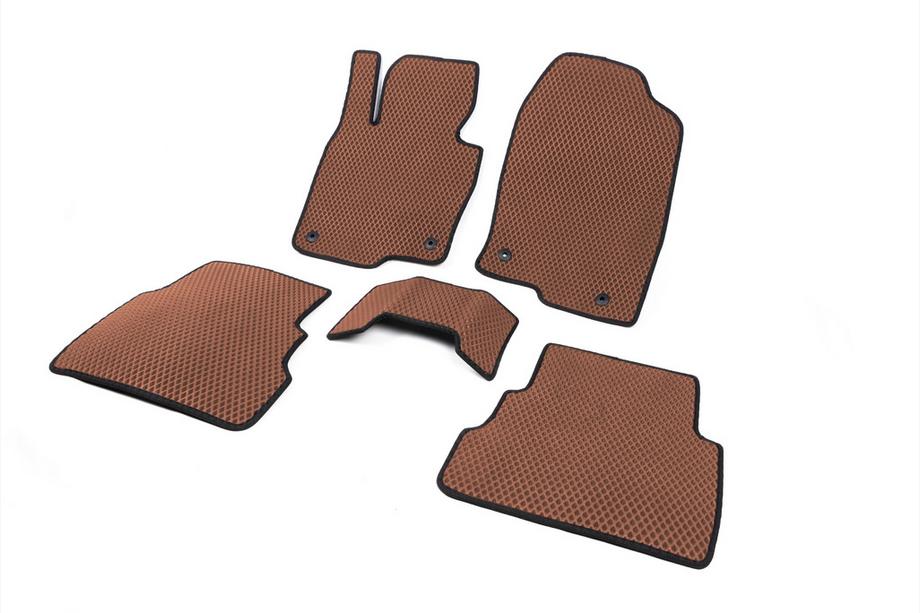 Mazda CX-5 2017–2025 EVA Floor Mats (Brown) Photo 2