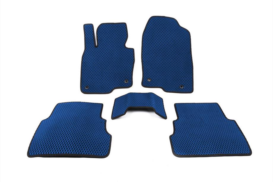 Mazda CX-5 2017–2025 EVA Floor Mats (Blue) Photo 1