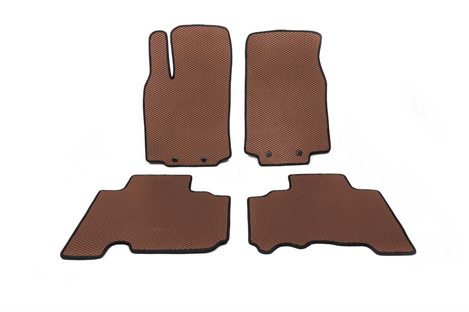 Mazda CX-9 2007-2016 EVA Floor Mats (Brown) Image