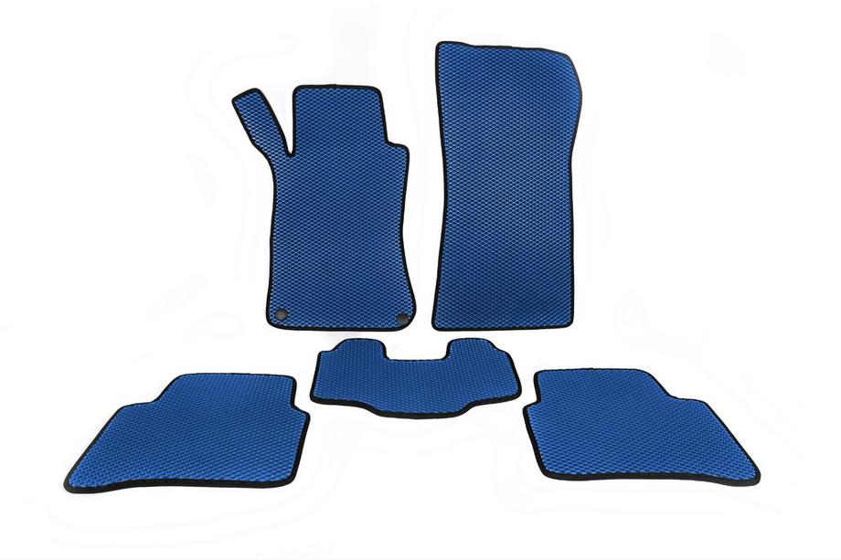 Mercedes C-class W203 2000-2007 EVA Floor Mats (Blue) Image