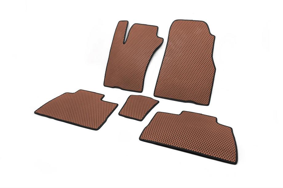 Mercedes ML W163 1997-2005 EVA Floor Mats (Brown) Photo 2
