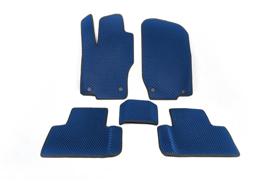 Mercedes ML W164 2005-2011 EVA Floor Mats (Blue) Image