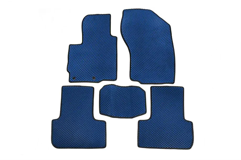 Mitsubishi ASX 2010-2023 EVA Floor Mats (Blue) Image