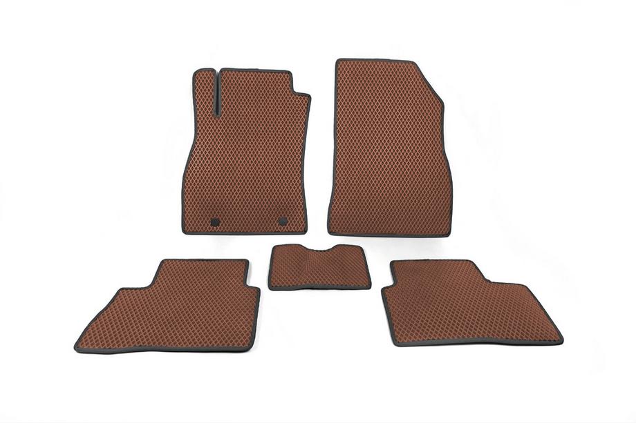 Nissan Juke 2010-2019 EVA Floor Mats (Brown) Image