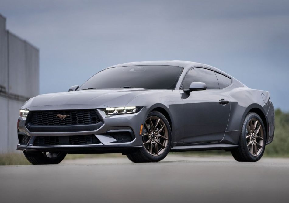 The seventh generation of the Ford Mustang sports coupe