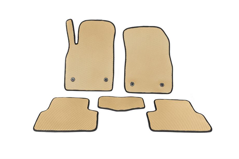 Opel Astra J 2009-2015 EVA Floor Mats (Beige) Image