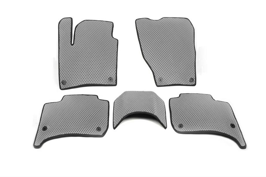 Porsche Cayenne 2010-2017 EVA Floor Mats (Gray) Image