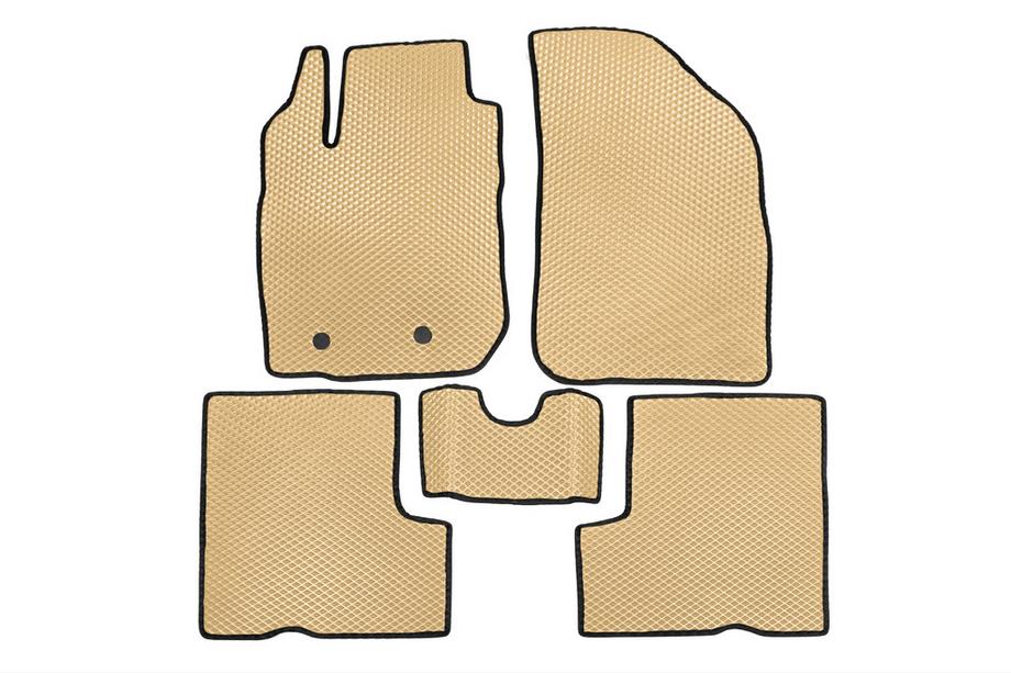 Dacia Duster 2008-2018 EVA Floor Mats (Beige) Image