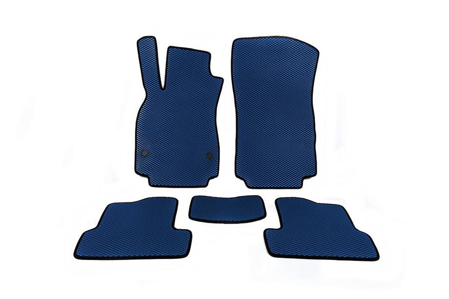 Renault Megane III 2009-2016 EVA Floor Mats HB (Blue) Image