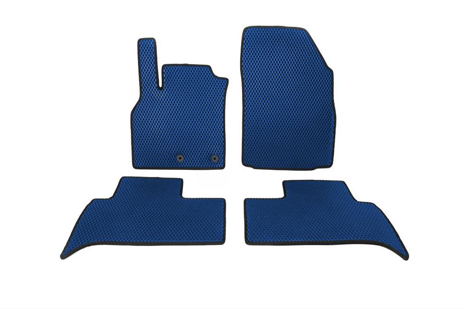Renault Scenic/Grand 2009-2016 EVA Floor Mats (Blue) Image