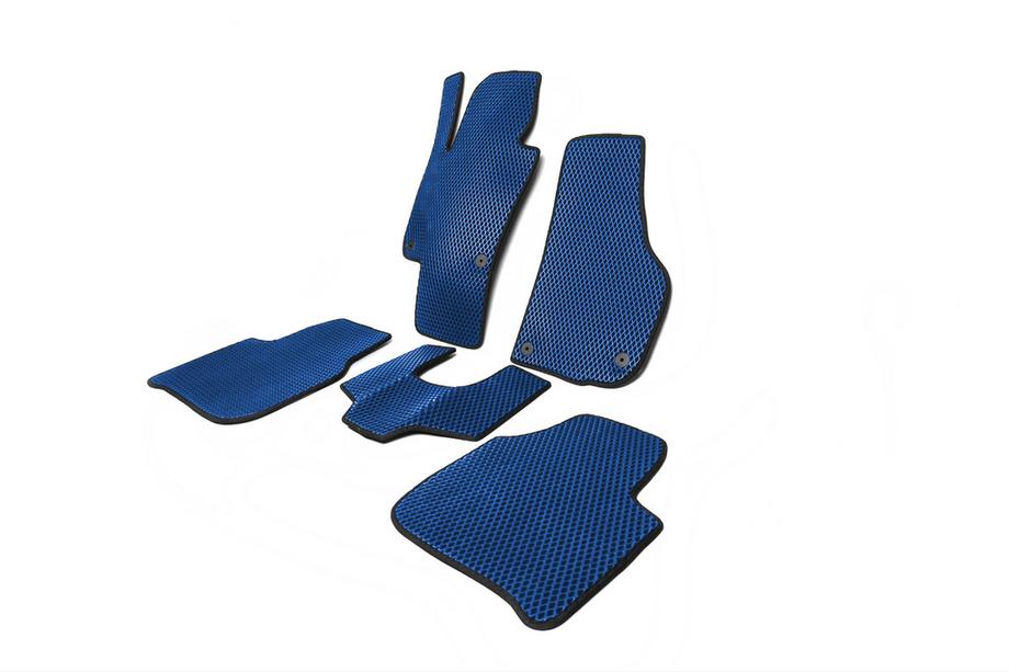 Skoda Superb 2009-2015 EVA Floor Mats (Blue) Photo 2