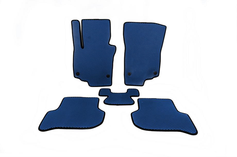 Volkswagen Golf Plus 2004-2014 EVA Floor Mats (Blue) Image