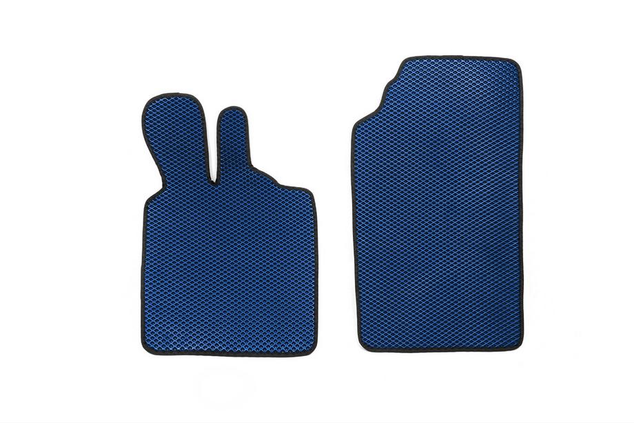 Smart 2007-2014 EVA Floor Mats Fortwo (Blue) Image