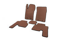 SsangYong Action 2005-2018 EVA Floor Mats (2005-2011, Brown) photo 2