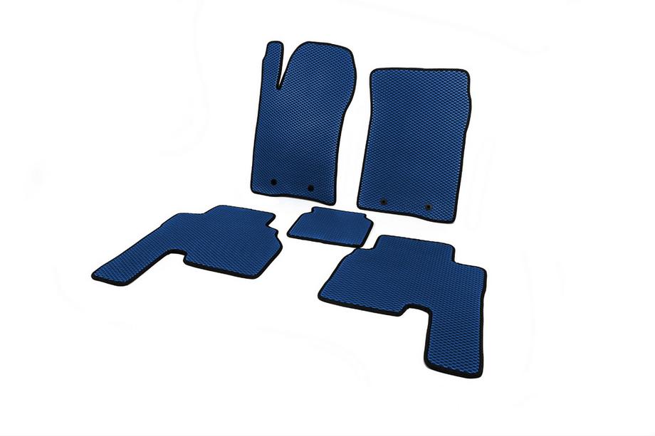 SsangYong Action 2005-2018 EVA Floor Mats (2005-2011, Blue) Photo 2