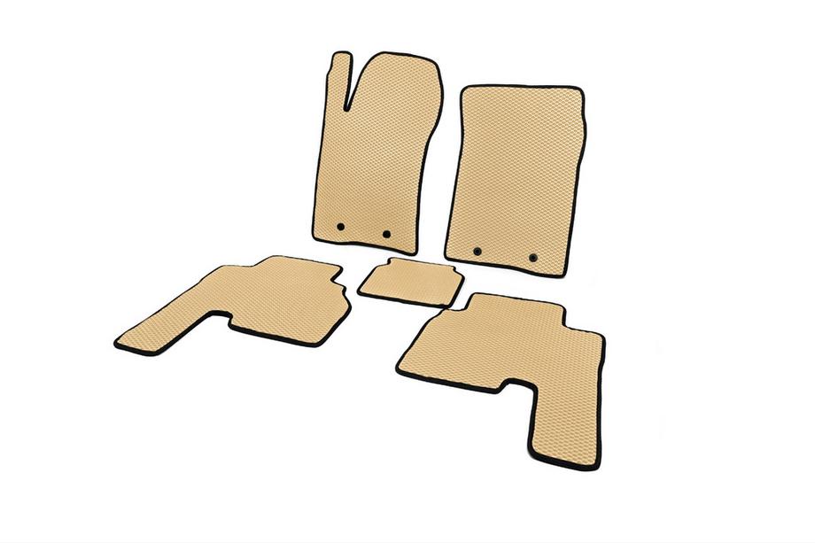 SsangYong Action 2005-2018 EVA Floor Mats (2005-2011, Beige) Photo 2
