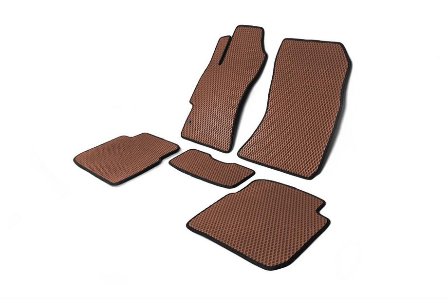 Subaru Legacy 2003-2009 EVA Floor Mats (Brown) Image