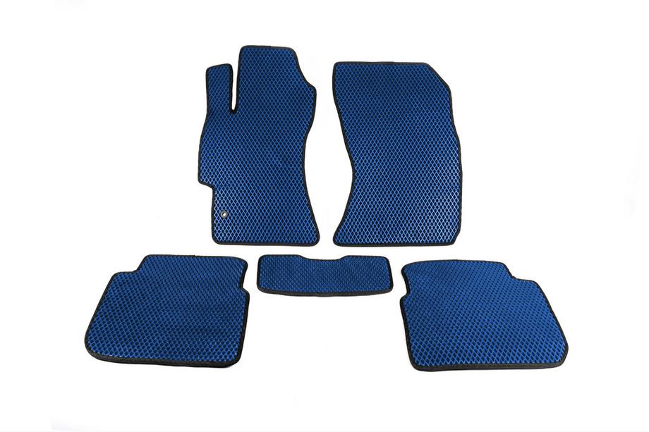Subaru Legacy 2003-2009 EVA Floor Mats (Blue) Image