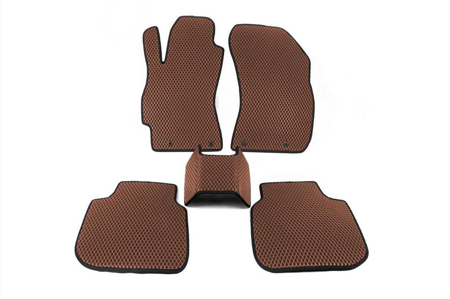 Subaru Outback 2014-2019 EVA Floor Mats (Brown) Image