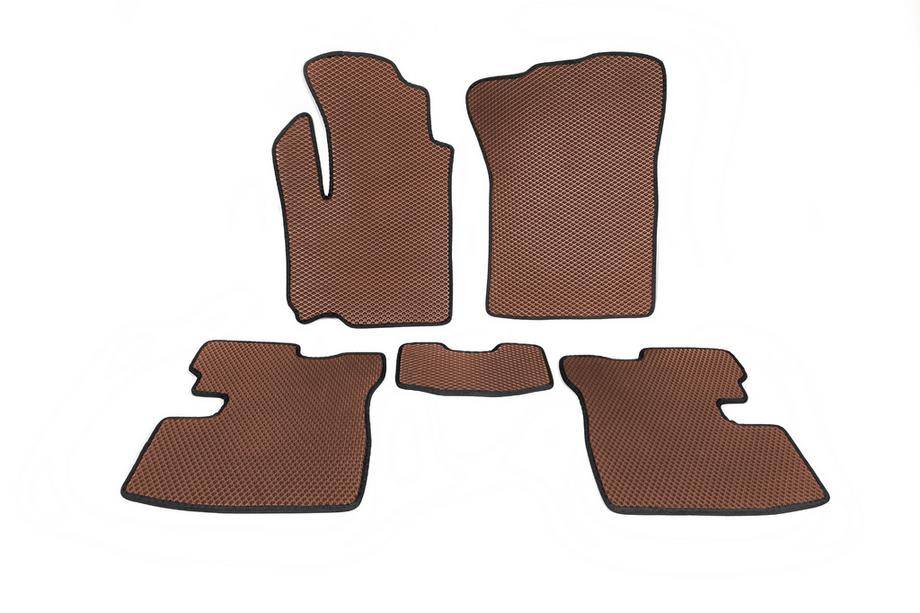 Suzuki Swift 2005-2010 EVA Floor Mats (Brown) Image